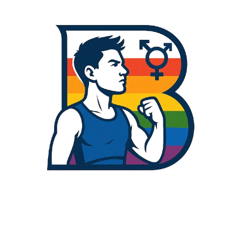 Binder Boy Logo – Transmen-inclusive brand logo representing confidence, identity, and gender-affirming wear